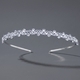 rhinestone Pearl Crown Headpiece For Wedding And Birthday