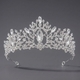 rhinestone Pearl Crown Headpiece For Wedding And Birthday