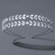 rhinestone Pearl Crown Headpiece For Wedding And Birthday