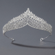 rhinestone Pearl Crown Headpiece For Wedding And Birthday