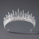 rhinestone Pearl Crown Headpiece For Wedding And Birthday