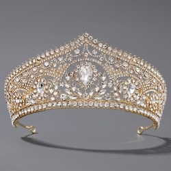 Baroque Rhinestone Crown Ts-J3212g