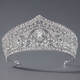rhinestone Pearl Crown Headpiece For Wedding And Birthday