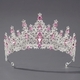 rhinestone Pearl Crown Headpiece For Wedding And Birthday