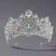 rhinestone Pearl Crown Headpiece For Wedding And Birthday