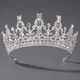 rhinestone Pearl Crown Headpiece For Wedding And Birthday