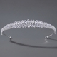 rhinestone Pearl Crown Headpiece For Wedding And Birthday