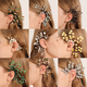 chinese-Style Handmade Pearl Rhinestone Flower Ear Cuff