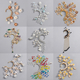 chinese-Style Handmade Pearl Rhinestone Flower Ear Cuff
