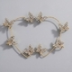 chinese-Style Handmade Pearl Rhinestone Flower Ear Cuff