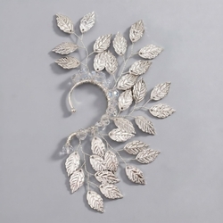 Silver Forest Elf Ear Cuff Ers-J4181s