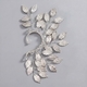 chinese-Style Handmade Pearl Rhinestone Flower Ear Cuff