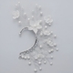 chinese-Style Handmade Pearl Rhinestone Flower Ear Cuff