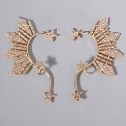 Gold Alloy Elf Ear Cuff Ers-J4318g
