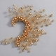 chinese-Style Handmade Pearl Rhinestone Flower Ear Cuff