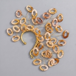 Minimalist Resin Hoop Ear Cuff Ers-J4185