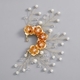 chinese-Style Handmade Pearl Rhinestone Flower Ear Cuff