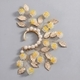 chinese-Style Handmade Pearl Rhinestone Flower Ear Cuff