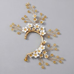 Gold Crystal Wedding Ear Cuff Ers-J4280g