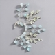 chinese-Style Handmade Pearl Rhinestone Flower Ear Cuff