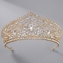 light Luxury Full-Diamond Bridal Crown Tiara