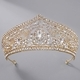 light Luxury Full-Diamond Bridal Crown Tiara