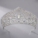 light Luxury Full-Diamond Bridal Crown Tiara