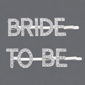 rhinestone Letter Hair Clip Minimalist One-Word Side Hairpin