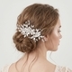 handmade Wire-Wrapped Rhinestone U-Shaped Hairpin Comb