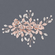 handmade Wire-Wrapped Rhinestone U-Shaped Hairpin Comb