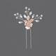handmade Wire-Wrapped Rhinestone U-Shaped Hairpin Comb