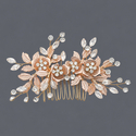 handmade Wire-Wrapped Rhinestone U-Shaped Hairpin Comb