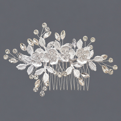 Elegant Ethereal Silver Hair Comb Hs-J4793s
