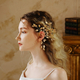 vintage Crystal Leaf Elf Ear Cuff No Piercing