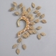 vintage Crystal Leaf Elf Ear Cuff No Piercing