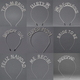 rhinestone Bride Letter Headband Set For Party And Birthday