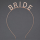 rhinestone Bride Letter Headband Set For Party And Birthday