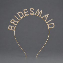 Gold Light Luxury Versatile Letter Headband Ts-J3270g