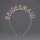 rhinestone Bride Letter Headband Set For Party And Birthday