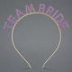 rhinestone Bride Letter Headband Set For Party And Birthday