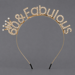 Gold 60Th Letter Headband Ts-J3416g
