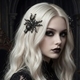 rhinestone Spider Hair Clip HS-J6429 creative Halloween Party Costume Hair Clip Black Alloy Rhinestone