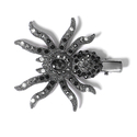 rhinestone Spider Hair Clip HS-J6429 creative Halloween Party Costume Hair Clip Black Alloy Rhinestone