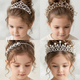 girls' Heart Rhinestone Crown Headband