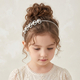 girls' Heart Rhinestone Crown Headband