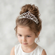 girls' Heart Rhinestone Crown Headband