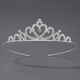 girls' Heart Rhinestone Crown Headband