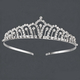 girls' Heart Rhinestone Crown Headband