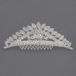 Silver Rhinestone Versatile Crown Ts-J3050s