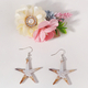 fresh Natural Faux Floral Hairpin And Earring Set